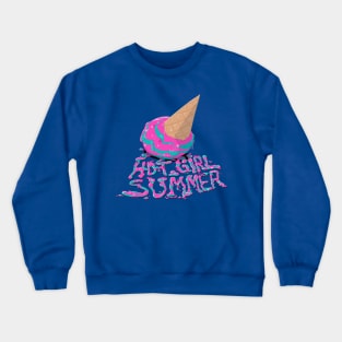 Hot girl summer swirl Crewneck Sweatshirt